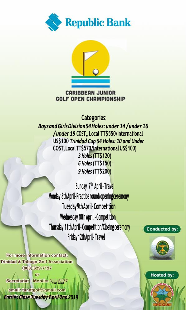 2019 caribbean junior golf open championship